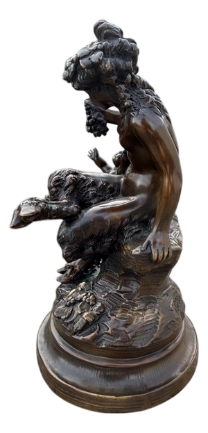 Lost-Wax Sculpture after Clodion from the Laugaraise Bronze Foundry, 20th Century