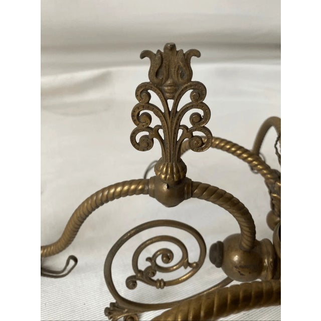 10" tall 8" wide Good condition Whether you are restoring a period-accurate light fixture or looking for a high-quality...