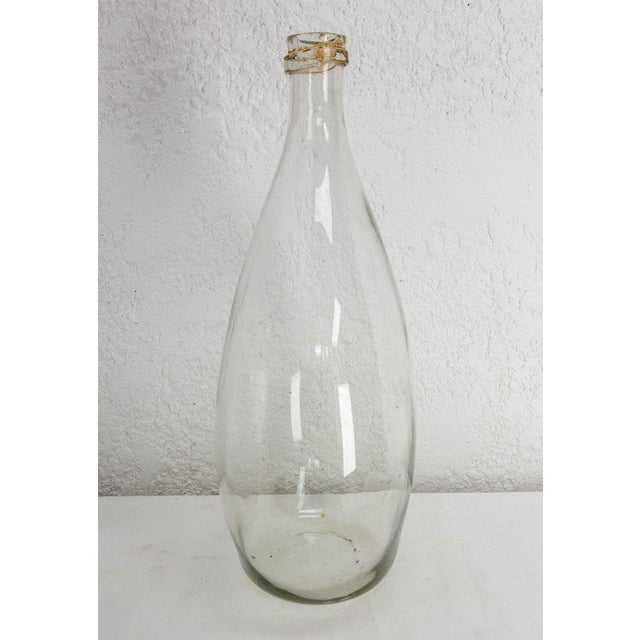 Antique Oval Lady Jeanne Glass Bottle, 1900s For Sale - Image 4 of 10