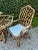 1960s Bamboo Dining Table & Matching Chairs in The Style of Louis Sognot, France- Set of 3 For Sale In Los Angeles - Image 6 of 12