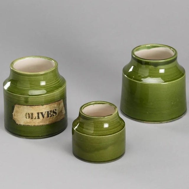 3 Ceramic Pots, Mado Jolain 1960, Set of 3 For Sale - Image 9 of 9