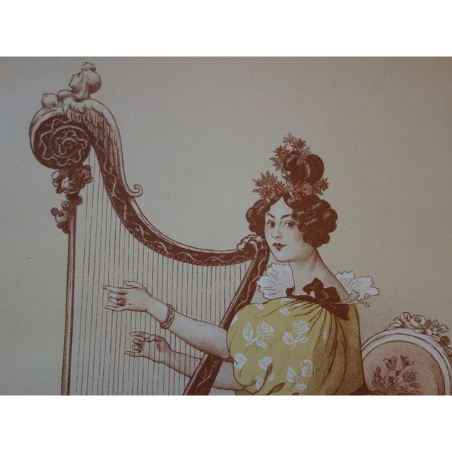 Roedel, The Romance, 1897, Lithograph For Sale - Image 4 of 5