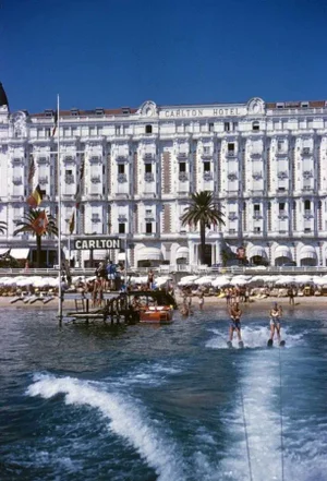 Original Slim Aarons Hotel Sports Print 40"x30"