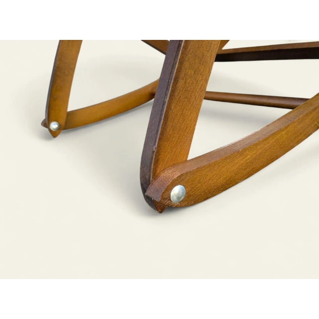 Vintage Height-Adjustable Ottoman, 1960s For Sale - Image 4 of 8