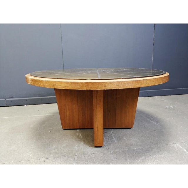 Scandinavian Etched Brass Coffee Table, 1960s For Sale - Image 9 of 12