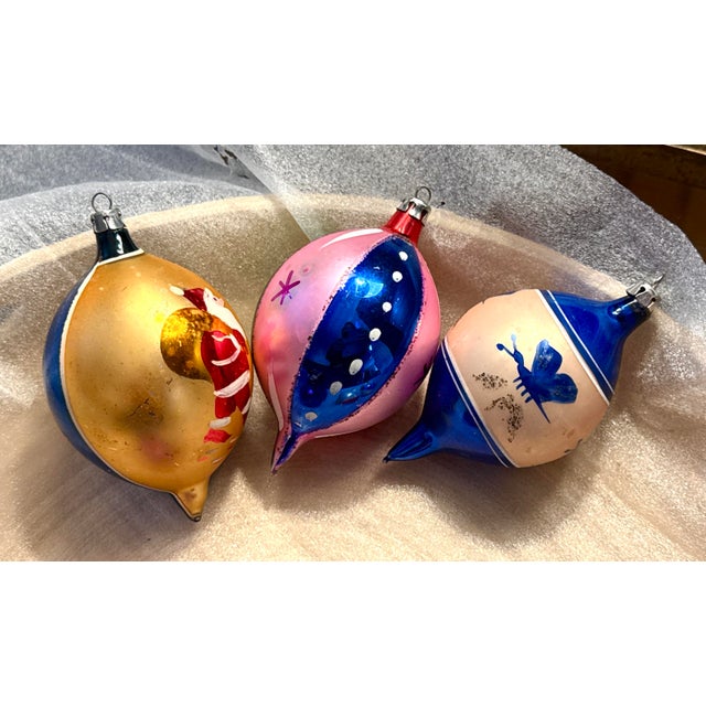 Vintage European Mercury Glass Ornaments - Set of 10 For Sale - Image 16 of 17