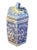Chinese Antique Chinese Blue and White Tea Caddy For Sale - Image 3 of 11