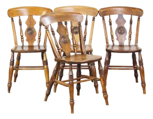 Mid-19th Century English Dining Chairs, Set of 4