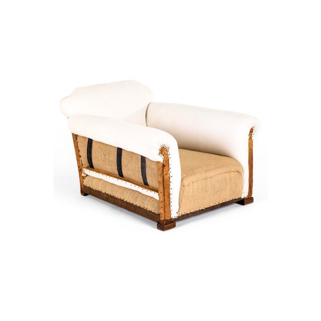 Deconstructed Lounge Chair in the style of Howard and Sons For Sale - Image 3 of 15