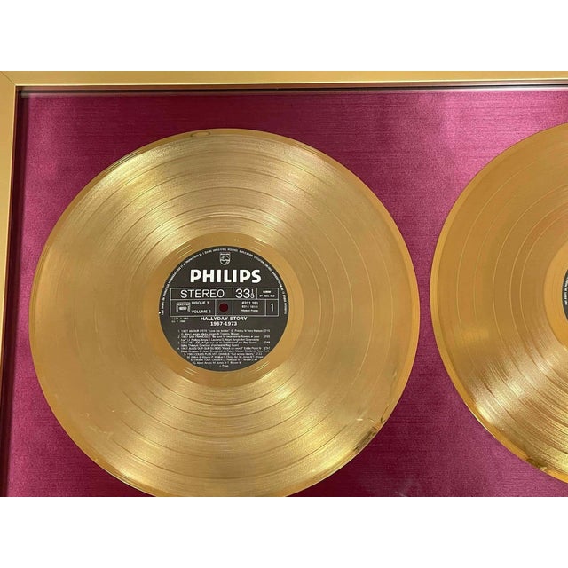 Official Gold Record Award France Johnny Halliday Story 1967-1973 Vol.2 For Sale - Image 15 of 16