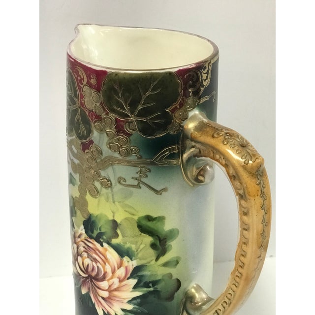 1900s Antique 183/559 Royal Nippon HandPainted Nishiki Floral Design