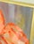 Textile Vintage Oil on Canvas Bold Floral Painting , Framed For Sale - Image 7 of 10