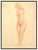 Message us to inquire about custom framing options! (Included for free with every purchase) The artwork here, "Femme Nue",...