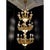 Metal Collection Corona Chandelier in Metal and Crystal by Jago For Sale - Image 7 of 12