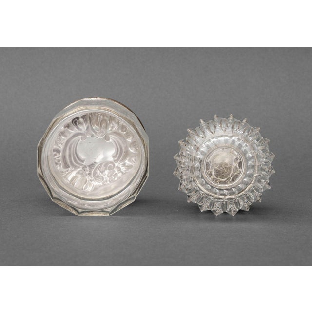 Sterling Silver & Cut Glass Vanity Accessories, 8 For Sale - Image 11 of 18