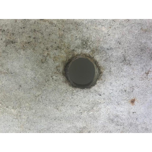 Mid 20th Century Italian Stone Sink With Distressed Finish For Sale - Image 10 of 10