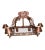 Late 20th Century Rustic American Copper Style Chandelier For Sale - Image 5 of 5