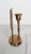 Vintage Brass Santa Claus Christmas Taper Candle Holder For Sale In Milwaukee - Image 6 of 8