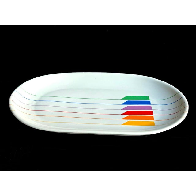 Vista Alegre 1970s Vista Alegre Block Sextet Harmony Large Oval Serving Platter For Sale - Image 4 of 11