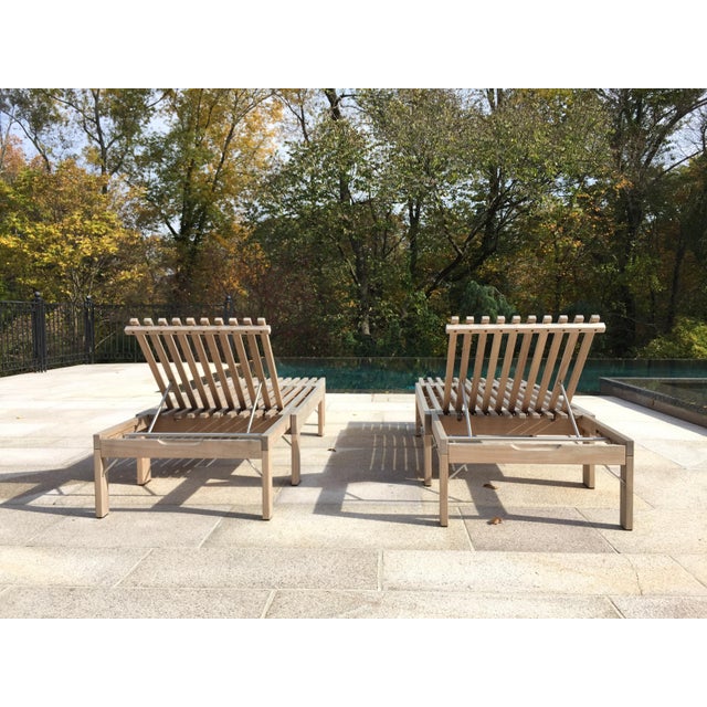 Scandinavian Teak Chaise Lounge by Skagerak a Pair Chairish