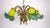 French Brass Pate De Verre Glass Five Light Chandelier, 1950s For Sale - Image 11 of 11