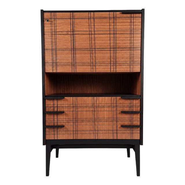 Vintage Cabinet in Beech, 1970s For Sale