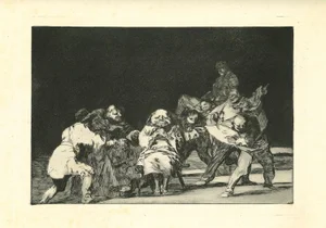 Francisco Goya, Loyalty, 1875, Etching
