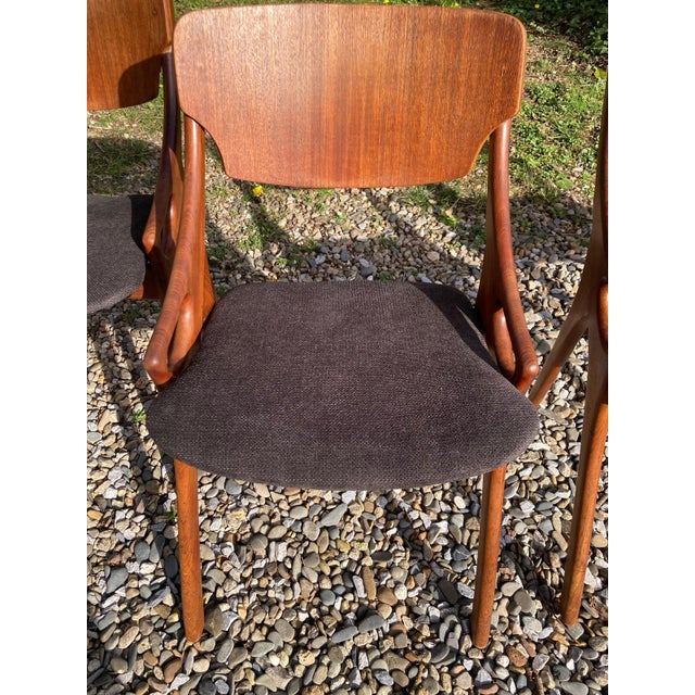 Chairs by Arne Hovmand Olsen for Mogens Kold, 1960s, Set of 4 For Sale - Image 6 of 18