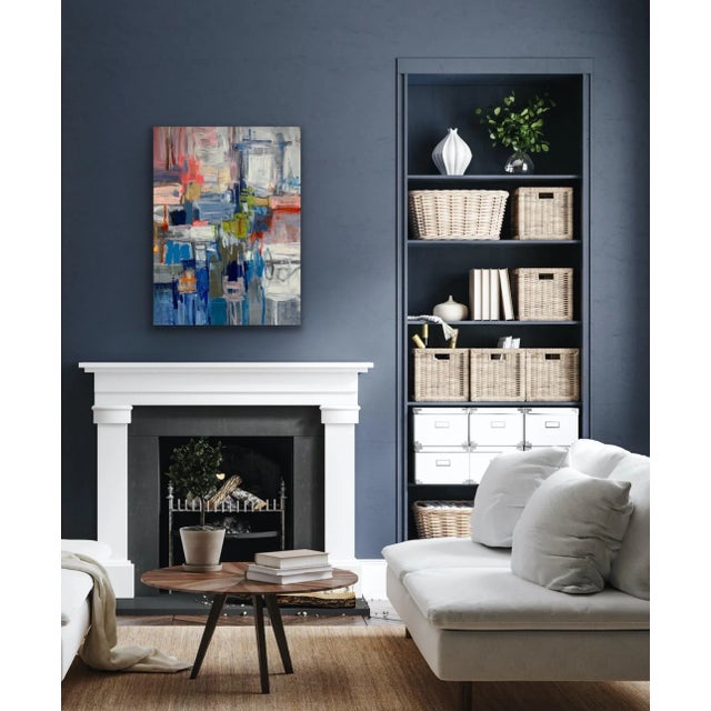 Contemporary Abstract Original Oil Painting For Sale - Image 4 of 12