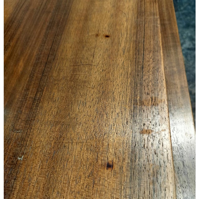 Brutalist French Art Deco Mahogany Sideboard in the Style of Charles Dudouyt For Sale - Image 12 of 14