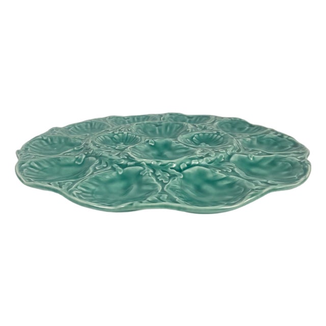 Large Oyster Platter from Gien, 1970s For Sale