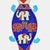 African Early 20th Century Yoruba Beaded Crocodile Diviner's Panel Nigeria For Sale - Image 3 of 7