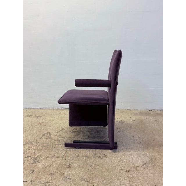 Postmodern Maurizio Salvato Postmodern Point Chairs for Saporiti Italia - Set of Four For Sale - Image 3 of 12