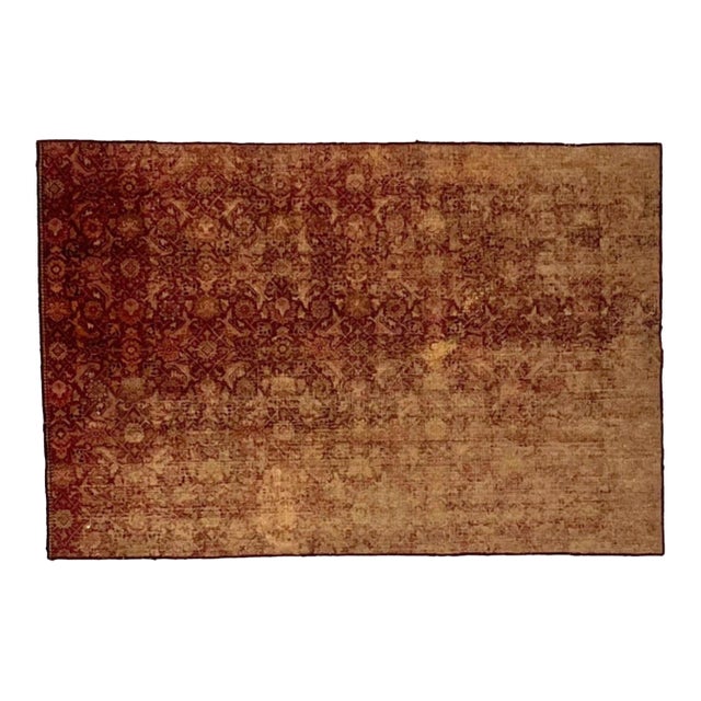 Antique Agra Fragment , 4' X 6' For Sale