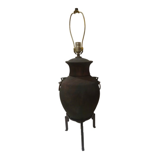 Vintage Southwest Style Lamp For Sale
