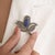 Not Yet Made - Made To Order 2.5 Ct Tanzanite & Diamond Tulip Convertible Brooch Pendant in 925 Sterling Silver For Sale - Image 5 of 16
