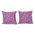 Uzbek Roller Printed Pillow Covers - a Pair For Sale