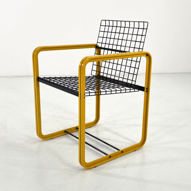 Quadra Dining Chair by Gigante, Zambusi & Boccato for Seccose, 1980s For Sale - Image 9 of 9