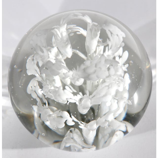 Glass Large Art Glass Paper Weight For Sale - Image 7 of 11