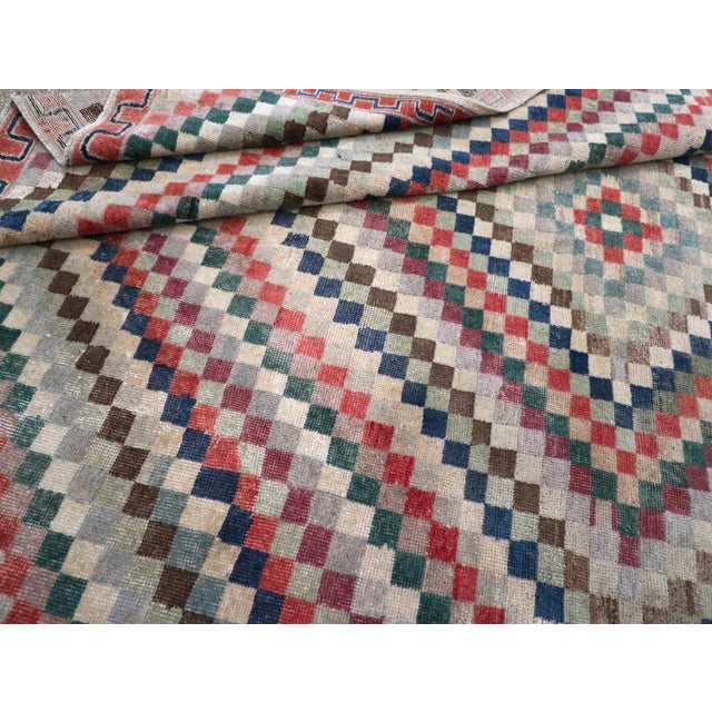 Galerie Shabab Collection Mid-20th Century Turkish Anatolian Art Deco Carpet For Sale - Image 10 of 10