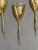 Vintage Brutalist Sconces in Bronze by David Marshall, 1980s., Set of 3 For Sale - Image 6 of 7