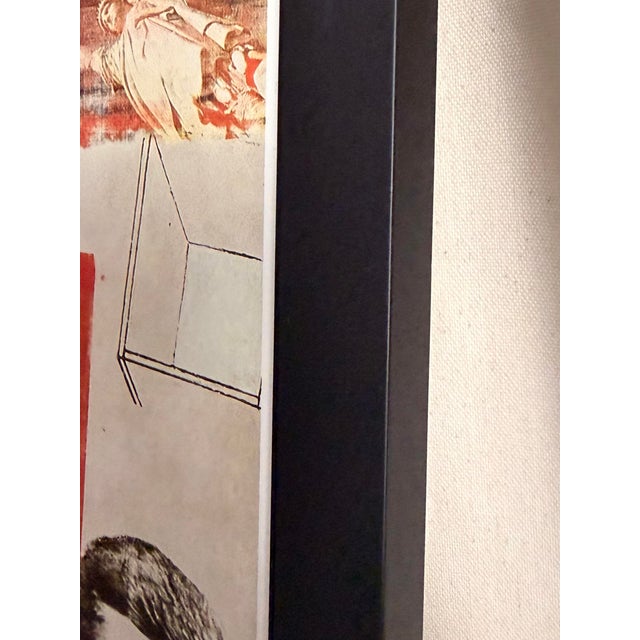 Scarlet Robert Rauschenberg Exhibition Poster 1989, Featuring Axle 1964 - Cologne-Paris For Sale - Image 8 of 9