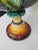 Wonderful Classical Style and stately Majolica urn with cherub and floral surround in fabulous colored glazes. The Two...