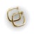 Vintage 18k Gold Frank Gehry Torque Hoop Earrings for Tiffany & Co, Pair For Sale In Los Angeles - Image 6 of 10