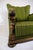 Wood Armchair in Green Fabric with Wood Carvings, 1920s For Sale - Image 7 of 10