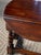 Brown English Style Oak Drop Leaf Side Table For Sale - Image 8 of 13