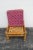 Moroccan Style Spindle Pair of Painted Side Chairs and Ottoman For Sale In Miami - Image 6 of 13