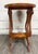 Signed Studio Crafted Arts and Crafts Style Lyre Harp Base Side Table For Sale - Image 9 of 10