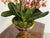 Pink Abigail Luxury Botanicals Faux Orchid Arrangement in Vase For Sale - Image 8 of 12
