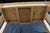 Late 20th Century Rustic Natural Pine Farmhouse Workbench Tall Desk Footrest Hall Table Console For Sale - Image 11 of 12